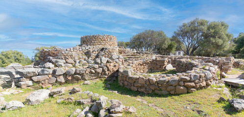 Archaeological site of Nuraghe La Prisgiona - arzachena - North Sardinia