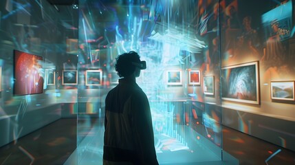 Holographic Art Exhibition: Classic and Contemporary Works Floating in a Virtual Space