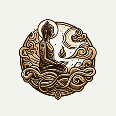 abstract painting karma vector