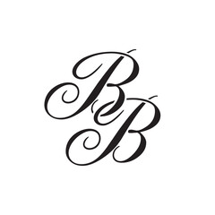 BB initial monogram logo