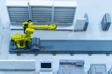 model of Robotic and Automation system control application on automate robot arm