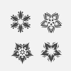 ornament Flowers set