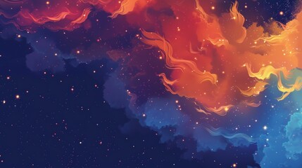 Nebula Star Galaxy Astronomy Abstract - obrazy, fototapety, plakaty
