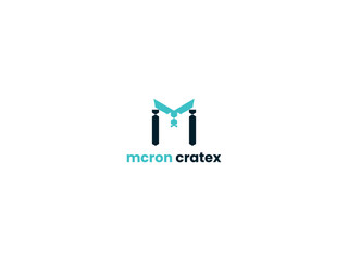 monogram letter logo design