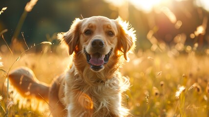 Capture the playful energy of a dog pet