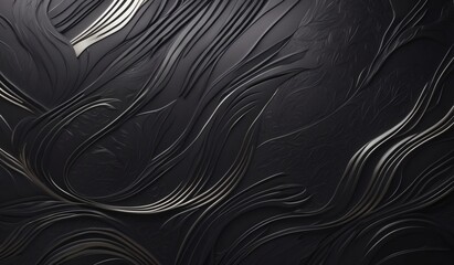 Sleek Modern Design, Black Backdrop with Metal Pattern
