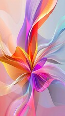 colorful abstract pattern flower art texture