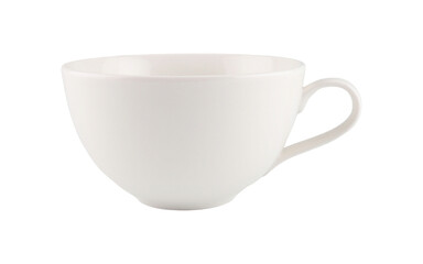 white cup isolated on white backgkround