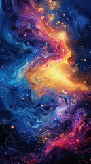 Stellar Fantasia A Galaxy of Colorful Dreams