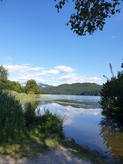 wonderful panaroma with bavarian alps with sight to Forggensee