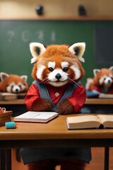 Red Panda in the classroom 