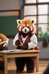 Red Panda in the classroom 