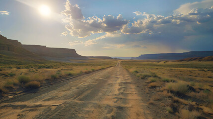 Dirt Road Across the Plains