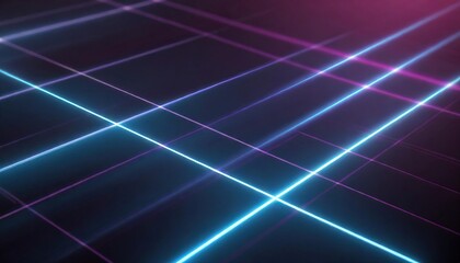  abstract geometric neon background, laser lines glowing in the dark, futuristic wallpaper