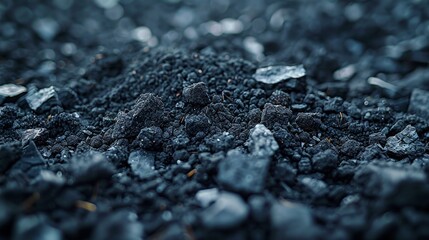 Close-up of Rich and Fertile Black Soil Generative AI