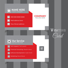 Vector design, Professional Visiting Card Template.