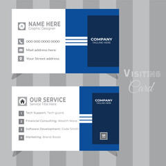 Visiting Card Template, New  Vector design .