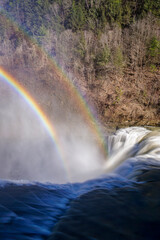 Double Rainbow at Letchworth Falls