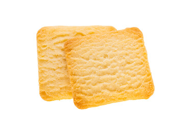 butter cookies isolated