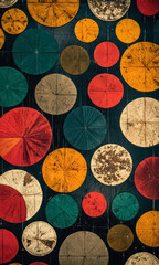 Captivate Audiences: Stunning Abstract Circle Palette Creates Visual Delight