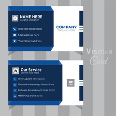 Modern Vector design, Visiting Card Template.