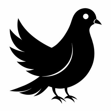 recommend clip art: dove silhouette vector illustration