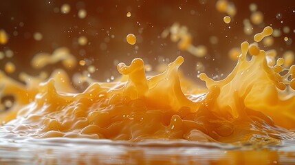 Gooey Cheese Splash Captured in Mid-Air Generative AI