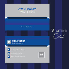 Visiting Card Template, Update Vector  illustration design.