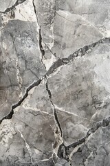 Cracked grey marble texture background