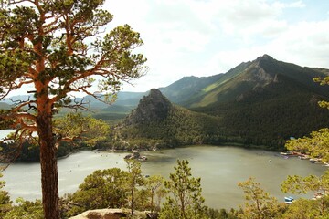 lake in the mountains