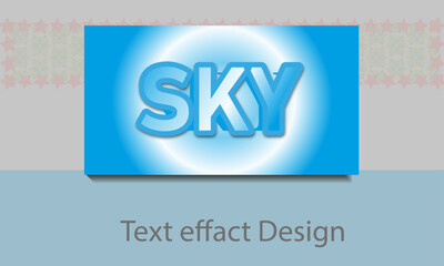 My creative  text effact design