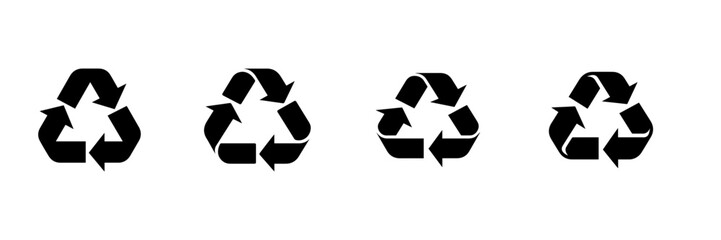 Hand drawn illustration of  recycle 