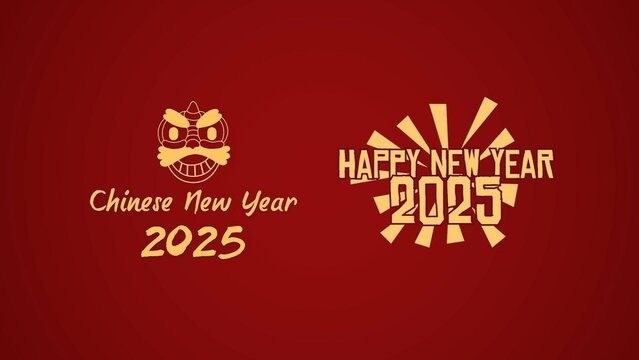 Chinese Happy New Year Celebration Hand Drawn Title Pack