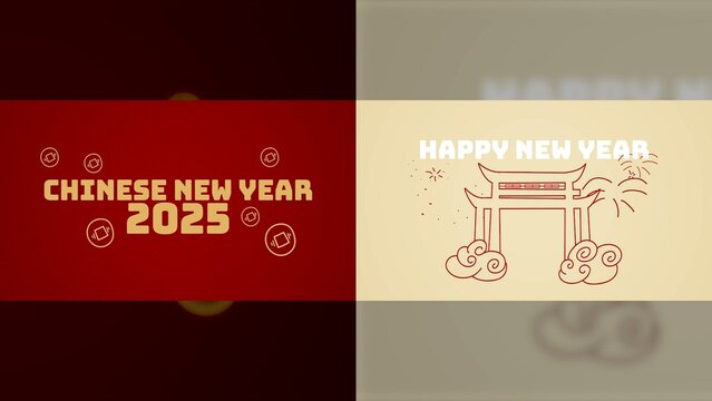 Chinese New Year Celebration Hand Drawn Title Bundle