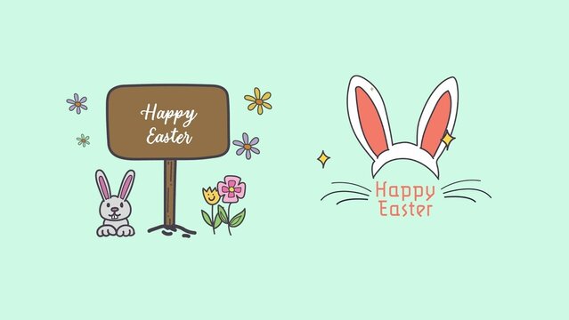 Easter Bunny Spring Title Intro Bundle