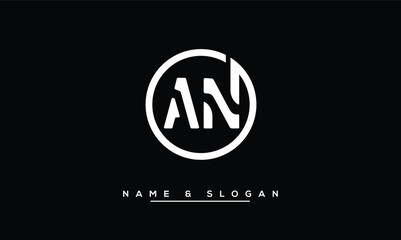 AN, NA, A, N  Abstract Letters Logo Monogram