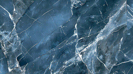 Slate blue marble texture with hints of gray and white veining, designed to look sleek and modern - obrazy, fototapety, plakaty