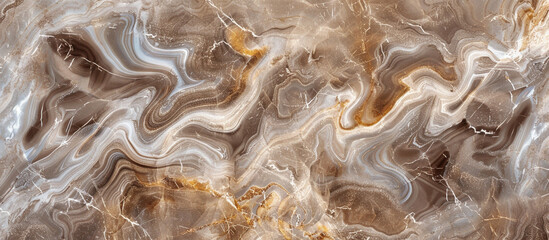 Smokey topaz marble texture with swirls of brown and beige, capturing the essence of this gemstone in stone form