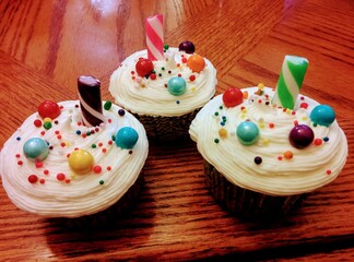 cupcake with candy