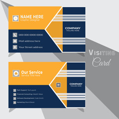 Professional Vector design, Visiting Card Template.
