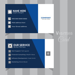 Unique Visiting Card Template,  Vector illustration design template .