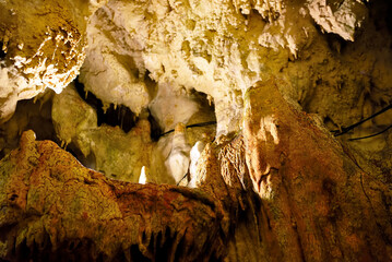 Zinzulusa cave on the Salento coast between Castro and Santa Cesarea Terme, one of the most famous...