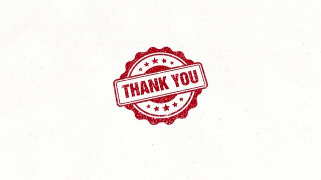 Thank you Rubber Stamp