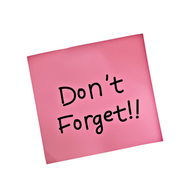 "Don't Forget" Images – Browse 1,286 Stock Photos, Vectors, and Video