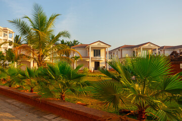 Cottages for tourists in western India