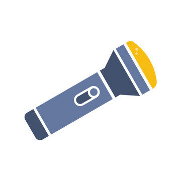 flashlight - vector icon