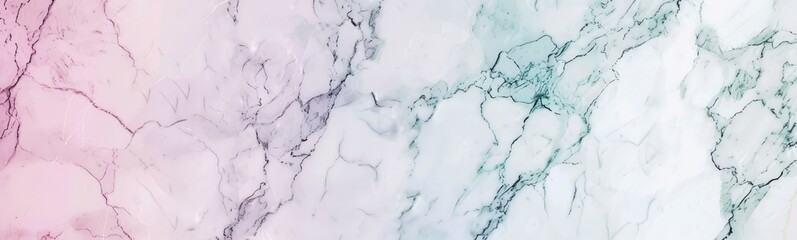 Whispers of Serenity. Pink Blush and Mint Marble Abstract Splendor.