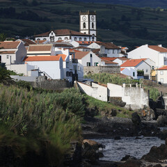Vila Franca do Campo town at Sao Miguel island, Azores
