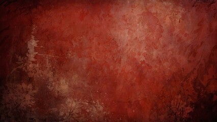 Overlay of Time: Textured Red Wallpaper in Grunge Style