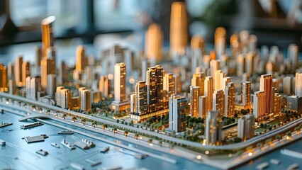 Urban planners use tools and blueprints to design sustainable green cities. Concept Urban planning, Sustainable development, Green cities, Tools, Blueprints